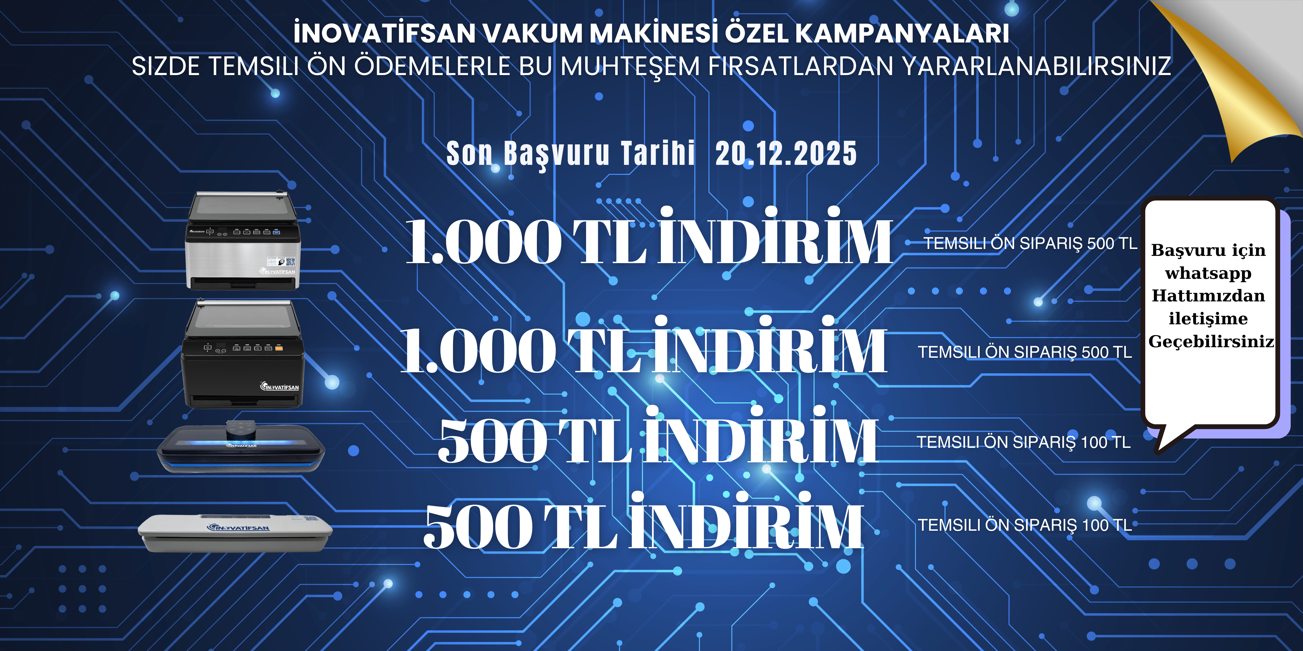 Vakum Makinesi Kampanya