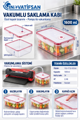 Vakumlu Saklama Kabı