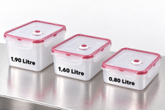 Vakumlu Saklama Kabı 3 lü Set