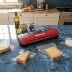 Ev Tipi Vakum Makinesi Kırmızı Hazne Vakumlama Uyumlu