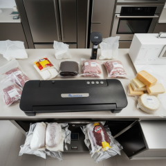 Ev Tipi Vakum Makinesi Kavanoz Vakumlama Özelliği Siyah