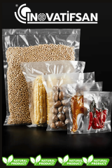 Vakum Torbası Tırtıklı 18x22 Cm 1 KG (154 ADET) Vakumlu Poşet Ev Tipi