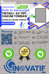 Vakum Torbası Tırtıklı vakumlu poşet Ev Tipi 15x25 cm