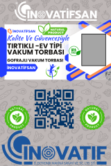 Vakum Torbası Tırtıklı 20x30 Cm 1 KG (97 ADET) Vakumlu Poşet Ev Tipi