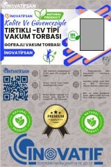 Vakum Torbası Tırtıklı 30x40 Cm 1 KG (42 ADET) Vakumlu Poşet Ev Tipi