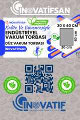 Vakum Poşeti  Tırtıklı Ev Tipi 30*40 cm