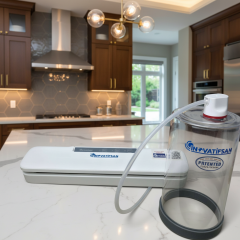 Ev Tipi Vakum Makinesi Beyaz Kavanoz Vakum Makinesi