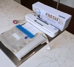 Ev Tipi Vakum Makinesi Beyaz Kavanoz Vakumlama Makinesi