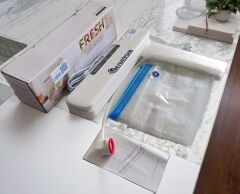 Ev Tipi Vakum Makinesi Beyaz Kavanoz Vakumlama Makinesi