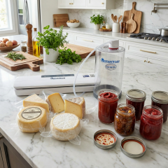 Kavanoz Vakum Makinesi Beyaz