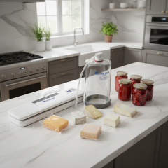 Kavanoz Vakum Makinesi Beyaz