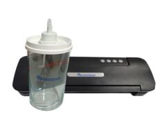 Ev Tipi Vakum Makinesi Siyah Vakumlama Haznesi