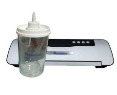 Ev Tipi Vakum Makinesi Gri Kavanoz Vakumlama Haznesi