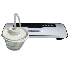 Ev Tipi Vakum Makinesi Gri Kavanoz Vakumlama Haznesi