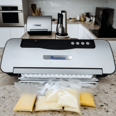 Ev Tipi Vakum Makinesi Gri Kavanoz Vakumlama Haznesi