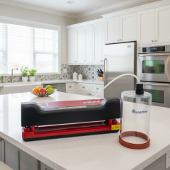 Kavanoz Vakumlama Haznesi Bordo