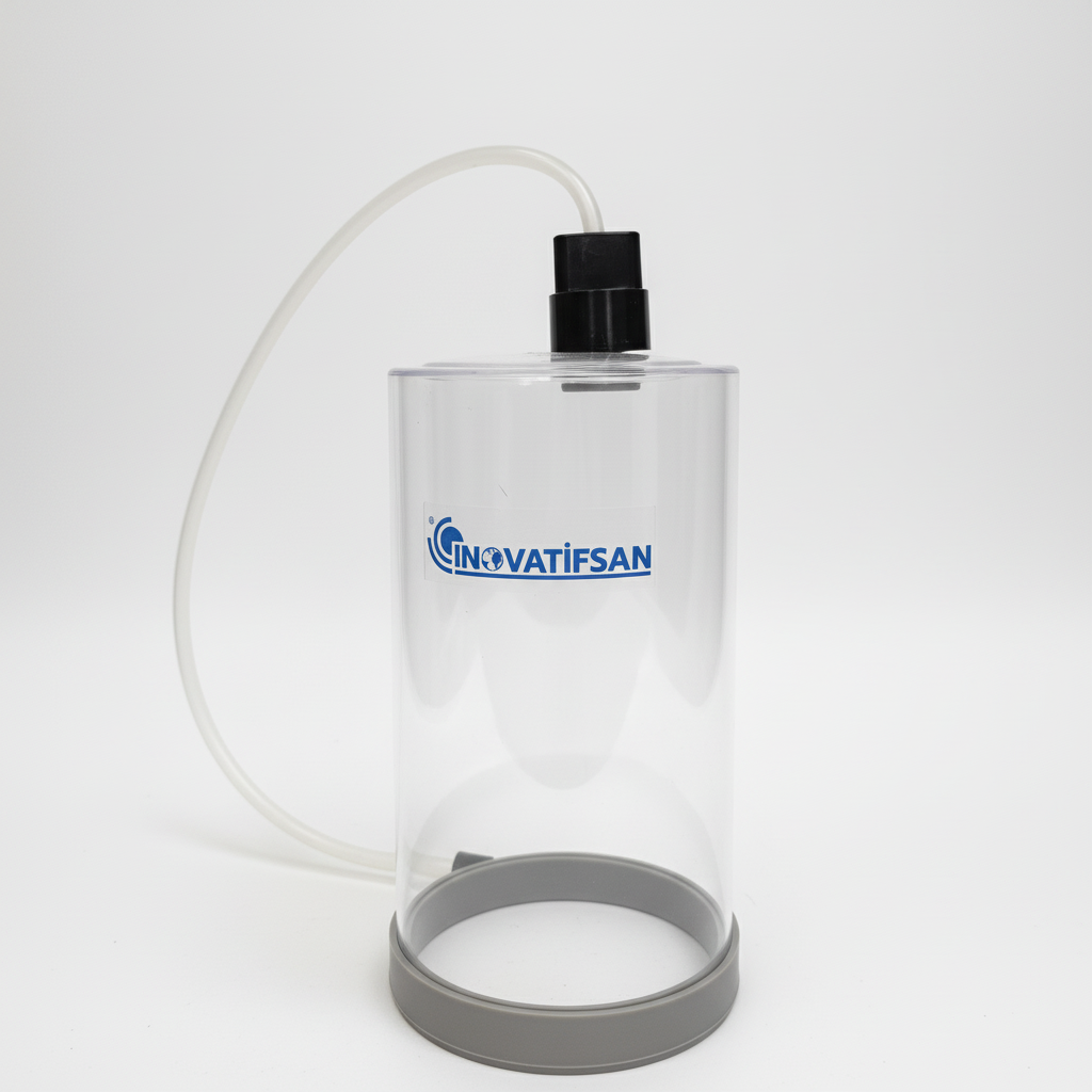 Kavanoz Vakumlama Haznesi Gri