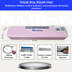 Ev Tipi Vakum Makinesi Pembe