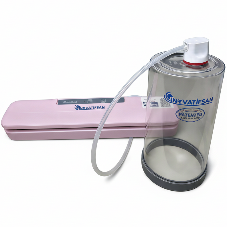 Kavanoz Vakum Makinesi Pembe