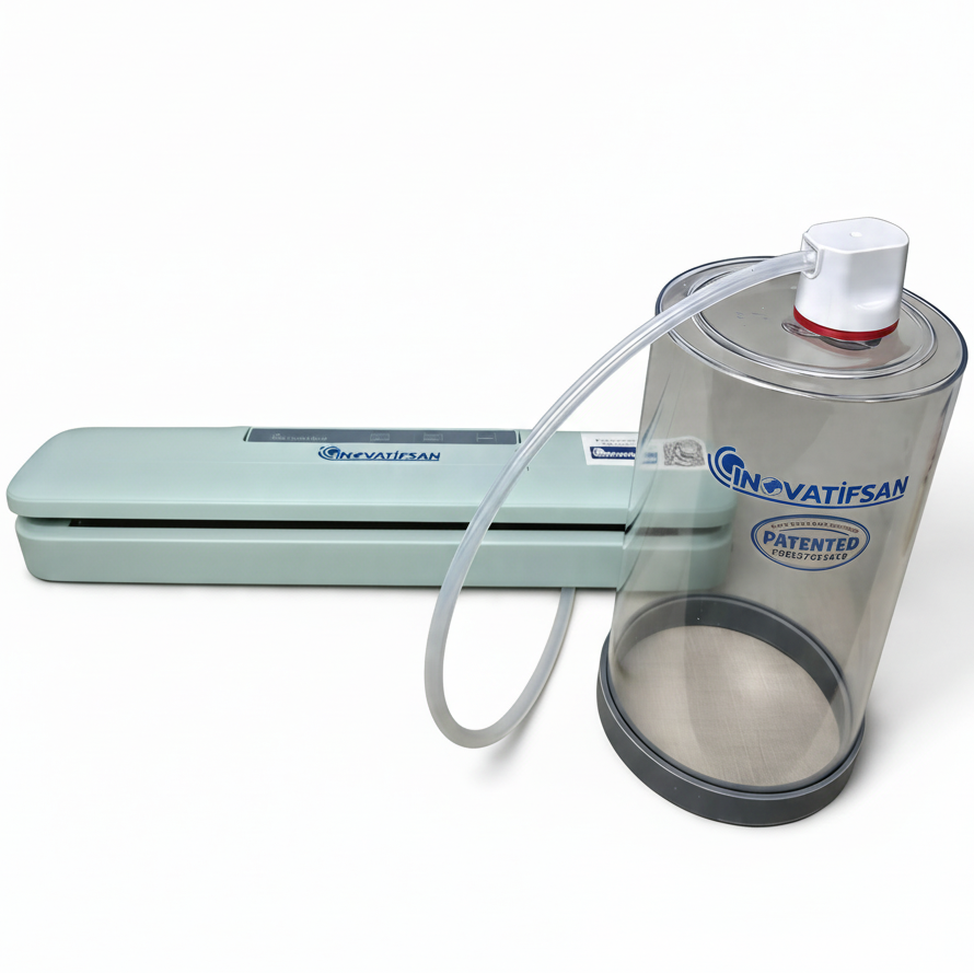 Kavanoz Vakum Makinesi Yeşil