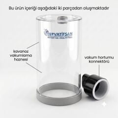 Kavanoz Vakumlama Haznesi ve Konektörü